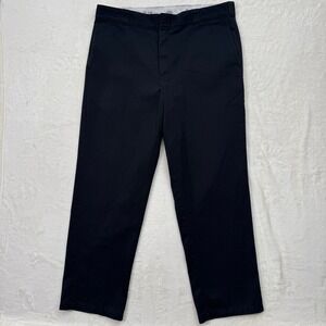 Dickies Work Pants Mens W40 Black 874 Original Fit Twill Straight Leg Chino